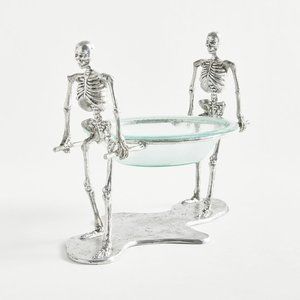 Pottery Barn Skeleton Serving Bowl